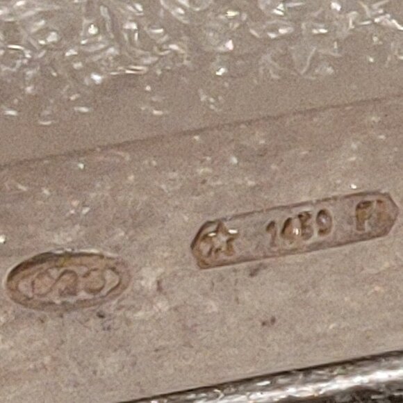 Made In Italy, GUCCI Sterling Silver Cross Necklace with pouch and box - UNISEX - Picture 6 of 16